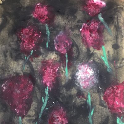 Night Flowers | 24 x 24 | Oil on Masonite | ID-405